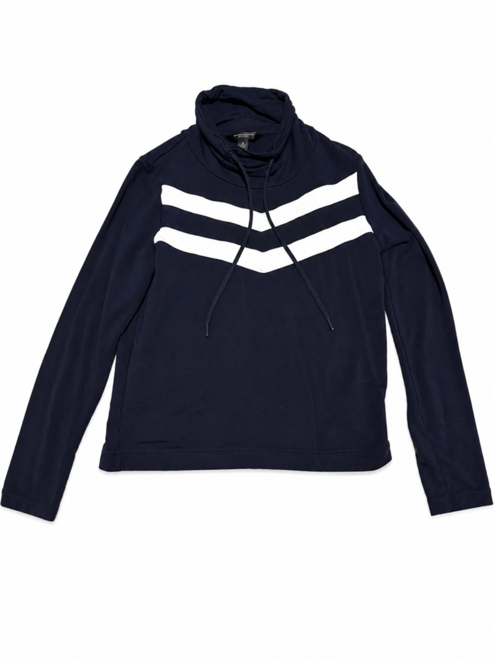 Banana Republic Navy Hooded Pullover with Drawstring